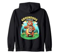Journée de prévision Amusante de l'application météo Groundhog Sweat à Capuche