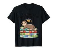 Journée de Remise des diplômes de Funny Sloth avec spécialisation en Procrastination T-Shirt