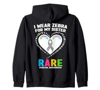 Journée de Sensibilisation aux Maladies rares « Je Porte Un zèbre pour ma sœur » 2026 Sweat à Capuche