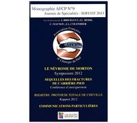 Journée De Spécialités Sofcot 2013 - Le Névrome De Morton - Séquelles Des Fractures De L'arrière-Pied - Registre Prothèse Totale De Cheville - Communications Particulières