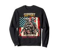 Journée des anciens combattants commémoratifs des braves soldats patriotes américains Sweatshirt