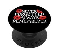 Journée des Anciens Combattants du Pavot de la Légion Britannique PopSockets PopGrip Adhésif
