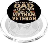 Journée des anciens combattants du Vietnam : « Je suis papa, grand-père » et « Je suis un grand-père » PopSockets PopGrip pour MagSafe