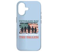 Journée des Anciens Combattants « Never Forget The Fallen USA Flag Soldiers » Coque pour iPhone 17