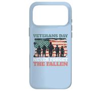 Journée des Anciens Combattants « Never Forget The Fallen USA Flag Soldiers » Coque pour iPhone 17 Pro Max