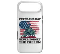 Journée des Anciens Combattants « Never Forget The Fallen USA Flag Soldiers » Coque pour iPhone Air