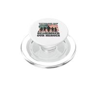 Journée des Anciens Combattants : Souvenez-Vous de nos héros, Drapeau des États-Unis PopSockets PopGrip pour MagSafe