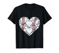 Journée des Fans de Baseball Heart Love Game T-Shirt
