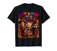 Journée des Morts Mexicaine Brainrot Friends Kid Tung Sahur Meme T-Shirt