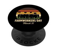 Journée des Travailleurs agricoles 31 Mars Syndicat des Travailleurs agricoles PopSockets PopGrip Adhésif