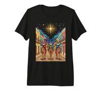 Journée des Trois Rois Porto Rico Día de Reyes Boricua Navid T-Shirt Haut de Gamme