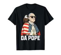 Journée drôle du pape Léon XIV, 4 juillet, hommes et femmes américains T-Shirt