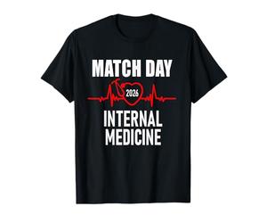 Journée du Match 2026 Résidence de médecin en médecine Interne T-Shirt