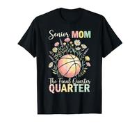 Journée du Match Universitaire du dernier Quart de la Saison 2026 de Basketball Mom T-Shirt Graphique avec Valeur
