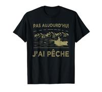 Journée du père Pêche Pas Aujourd'hui J'Ai Pêche T-Shirt Graphique avec Valeur