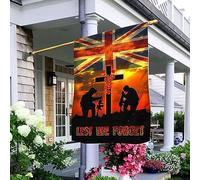 Journée Du Souvenir « N'Oublions Pas » Au Royaume-Uni Drapeau De Jardin Supérieure Drapeau De Décoration Durable Drapeaux De Pirate Décoration Pour Extérieure Balcon Pelouse M