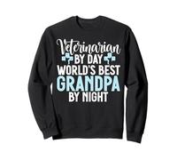 Journée du vétérinaire, Meilleur Grand-père du Monde, vétérinaire de Nuit Sweatshirt
