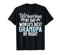 Journée du vétérinaire, Meilleur Grand-père du Monde, vétérinaire de Nuit T-Shirt