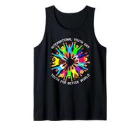 Journée Internationale de la Jeunesse - Joli Design Coloré Débardeur