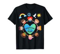 Journée Internationale de la Paix Journée Mondiale de la Paix 21 Septembre Enfants T-Shirt