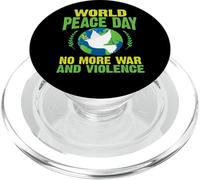 Journée Mondiale de la Paix Plus de Guerre et de Violence Paix PopSockets PopGrip pour MagSafe