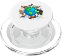 Journée Mondiale de la Vie Sauvage, Sauvez la planète, Sauvez Notre Maison, Sauvez l'animal PopSockets PopGrip pour MagSafe