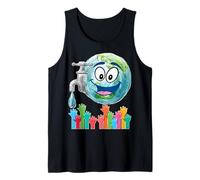 Journée Mondiale de l'eau Chaque Jour est la journée de l'eau Sauvez la planète Économisez l'eau Débardeur