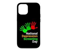 Journée Nationale de dépression - Sensibilisation à la santé mentale Coque pour iPhone 12/12 Pro