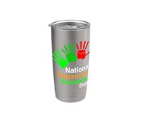 Journée nationale de dépression - Sensibilisation à la santé mentale Gobelet isotherme en acier inoxydable double paroi