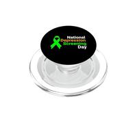 Journée Nationale de dépression - Sensibilisation à la santé mentale PopSockets PopGrip pour MagSafe