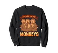 Journée Nationale des singes Here for The Monkeys Sweatshirt