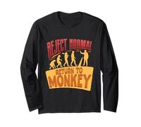 Journée Nationale des singes Reject Normal Return to Monkey Manche Longue