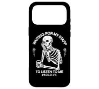 Journée Nationale du Patron en détresse en Attente de Mon employeur Coque pour iPhone 17 Pro Max