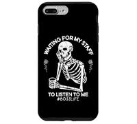 Journée Nationale du Patron en détresse en Attente de Mon employeur Coque pour iPhone 7 Plus/8 Plus