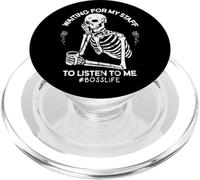 Journée Nationale du Patron en détresse en Attente de Mon employeur PopSockets PopGrip pour MagSafe