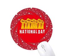 journée nationale forte nation tapis de souris rouges rondes roues en caoutchouc