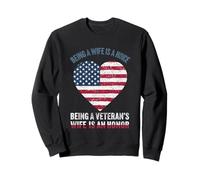 Journée Patriotique des Anciens Combattants Être Une épouse des Anciens Combattants est Un Honneur Sweatshirt