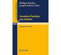Journees D'analyse Non Lineaire