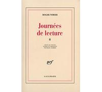 Journées de lecture, tome 2