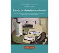 Journées juridiques franco-polonaises Université Jagellone de Cracovie (Auteur), Université d'Orléans (Auteur)