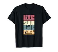 Journey Attitude Live Slow Adventurer Ride Fast Amateur T-Shirt