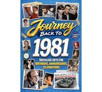 Journey Back To 1981: Nostalgic Gifts For Birthdays, Anniversaries, Celebrations: Back In Time Keepsake 1981 History Book for Mom, Dad, Grandparents, Friends, and More