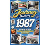 Journey Back To 1987: Nostalgic Gifts For Birthdays, Anniversaries, Celebrations: Back In Time Keepsake 1987 History Book for Mom, Dad, Grandparents, Friends, and More