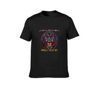 Journey Captured Album World Tour 1980 Rock Concert Merch O-Neck 100% Cotton Short Sleeve Unisex T-Shirt XL