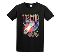 Journey Escape Album World Tour 1981 Glam Band Concert Merch Men Adult Short Sleeve Black XXL