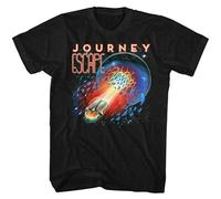 Journey Escape T Shirt Mens Rock N Roll Music Band Tee Retro Black M