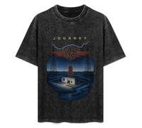 Journey Raised on Radio Rock Music Mens T-Shirt Black Unisex Top Tee XXL