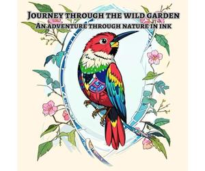 Journey Through the Wild Garden: Adult Coloring Book for Peaceful Retreat: An Adventure Through Nature in Ink
