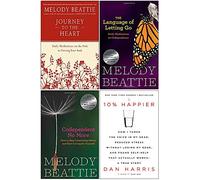 Journey to the Heart, The Language of Letting Go, Codependent No More, 10% Happier 4 Books Collection Set