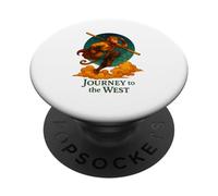 Journey to The West Design Classique Chinois Mythe Aventure PopSockets PopGrip Adhésif